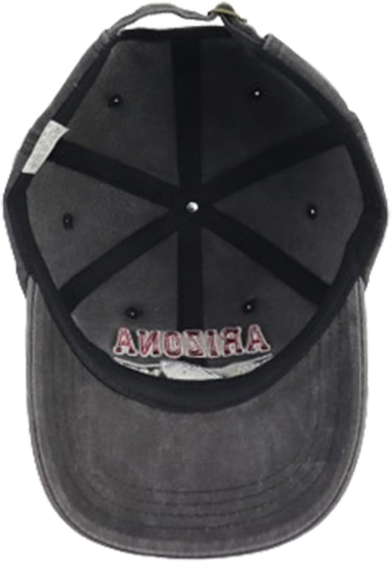 Terojnkl Embroidered City Football Hat for Men Women, Adjustable Unisex Cotton Fans Baseball Cap - Image 5